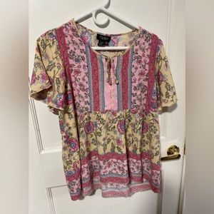 Papillon boho blouse Size XLarge
